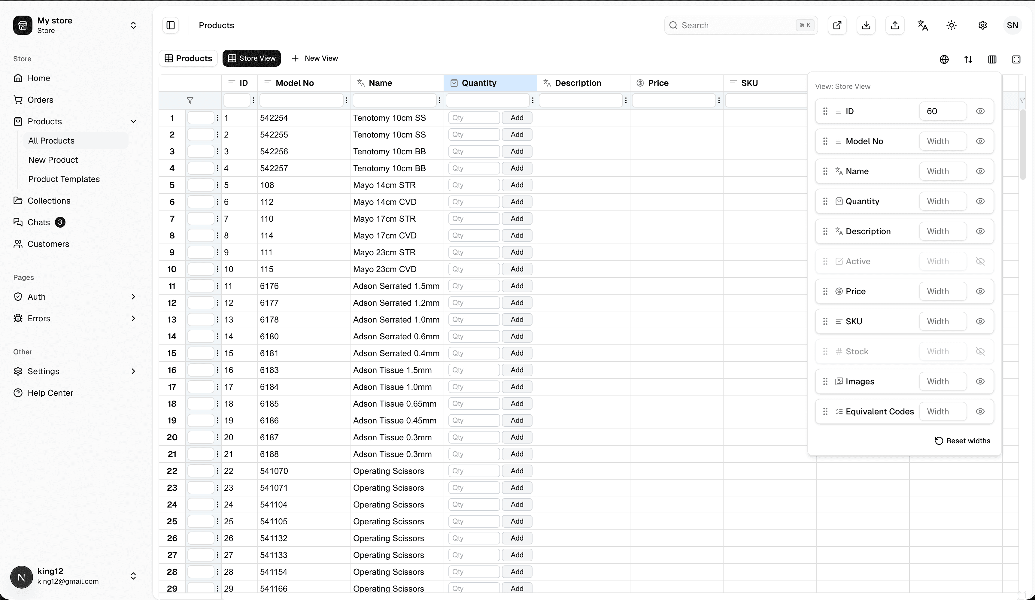 Surge — admin dashboard